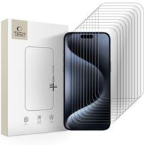 Tech-Protect grūdinto stiklo rinkinys iPhone 15 Pro Max (10 vnt.)