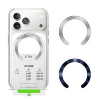 Tech-Protect magnetinis žiedas MMP-210 MagSafe 2 vnt., sidabrinis / tamsiai mėlynas