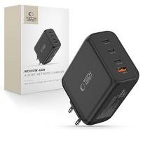 Tech-Protect NC200W-GaN 4-Port 200W sieninis įkroviklis - juodas