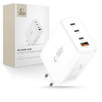 Tech-Protect NC240W-GaN 4-Port 240W sieninis įkroviklis - baltas