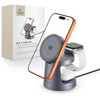 Tech-Protect QI2.2-25W-A48 3in1 Magnetic belaidis įkroviklis - tamsiai mėlynas