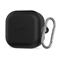 Tech-Protect silikoninis kabliuko dėklas, skirtas Samsung Galaxy Buds 4/4 Pro – juodas