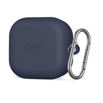 Tech-Protect silikoninis kabliuko dėklas, skirtas Samsung Galaxy Buds 4/4 Pro – tamsiai mėlynas