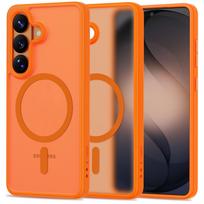 Tech-Protect Magmat MagSafe Dėklas, skirtas Samsung Galaxy S26 - Orange Matte