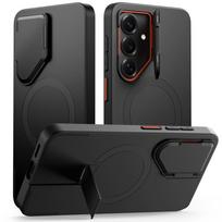 Tech-Protect Kevlar Aura MagSafe Dėklas, skirtas Samsung Galaxy S26 - Black and Orange