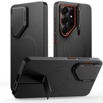 Tech-Protect Kevlar Aura MagSafe Dėklas, skirtas Samsung Galaxy S26 Ultra - Black and Orange
