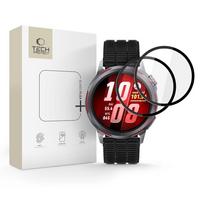 Tech-Protect Glass Flex+ 2-Pack Hybrid Glass, skirtas Huawei Watch GT Runner 2 – juodas
