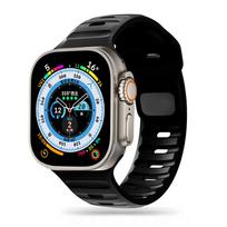 Tech-Protect IconBand Line, skirta Apple Watch 4/5/6/7/8/9/SE/Ultra 1/2 (42/44/45/49 mm) – juoda