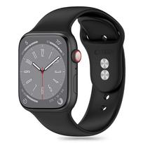 Tech-Protect silikoninis dirželis, skirtas Apple Watch 4/5/6/7/8/9/SE/Ultra 1/2 (42/44/45/49 mm) – juodas