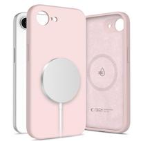 Tech-Protect Silicone MagSafe dėklas, skirtas iPhone 16e / 17e - rožinė
