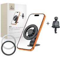 Tech-Protect N56 automobilinis laikiklis prietaisų skydeliui/oro grotelėms - Juodas