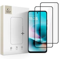 Tech-Protect Glass Fit+ 2 vnt. grūdintas stiklas Motorola Moto G57 / G57 Power / G67 Power - juodas
