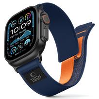 Tech-Protect Nylon Elite dirželis Apple Watch 44 / 45 / 46 / 49 mm - Tamsiai mėlynas