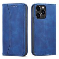 Magnet Fancy dėklas iPhone 13 Pro Max – mėlynas