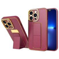 Kickstand TPU dėklas iPhone 13 Pro Max – raudonas