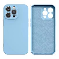 Silikoninis dėklas iPhone 14 Plus – šviesiai mėlynas