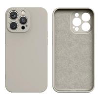 Silikoninis dėklas iPhone 14 Plus – smėlio
