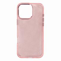 Blizgus dėklas iPhone 16 Pro – rožinis