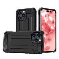 Hybrid Armor dėklas iPhone 16 Pro Max – juodas