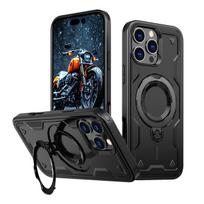 MagSafe dėklas iPhone 16 Pro Max – juodas Hybrid Armor Trendy