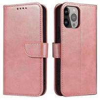 Magnetinis dėklas su atvartu Samsung Galaxy S24 FE – rožinis