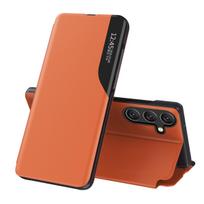 Eco Leather View dėklas Samsung Galaxy A26 – oranžinis