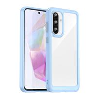 Skaidrus „Outer Space“ dėklas Samsung Galaxy A26 – mėlynas