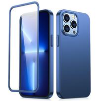 Joyroom 360 dėklas iPhone 13 Pro Max + stiklas – mėlynas