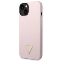 Guess silikoninis dėklas iPhone 14 Plus – violetinis
