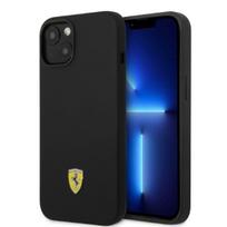 Ferrari MagSafe silikoninis dėklas iPhone 14 Plus – juodas