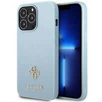 Guess Saffiano 4G dėklas iPhone 13 Pro Max – mėlynas