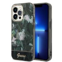 Guess Jungle dėklas iPhone 14 Pro Max – žalias