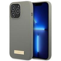 Guess MagSafe silikoninis dėklas iPhone 13 Pro Max – pilkas