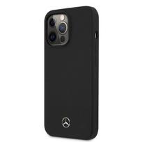 Mercedes MagSafe silikoninis dėklas iPhone 13/13 Pro – juodas
