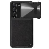 Nillkin CamShield Leather S dėklas Galaxy S23+ – juodas