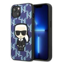 Karl Lagerfeld Monogram Ikonik Patch dėklas iPhone 13 mini – mėlynas