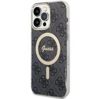 Guess MagSafe dėklas iPhone 14 Pro Max – juodas