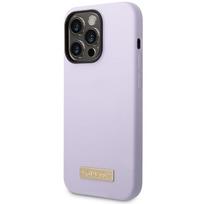 Guess MagSafe dėklas iPhone 14 Pro – violetinis