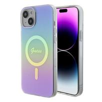 Guess MagSafe dėklas iPhone 15 Plus/14 Plus – violetinis