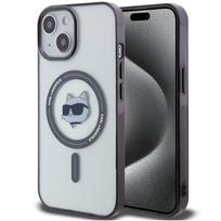 Karl Lagerfeld MagSafe dėklas iPhone 15 Plus – skaidrus