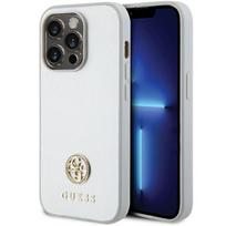 Guess dėklas iPhone 15 Pro – sidabrinis