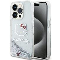 Hello Kitty blizgus dėklas iPhone 13 Pro Max – sidabrinis