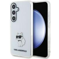 Karl Lagerfeld Choupette dėklas Samsung Galaxy S24 – skaidrus