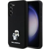 Karl Lagerfeld silikoninis dėklas Samsung Galaxy S23+ – juodas