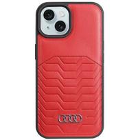 Audi MagSafe eko odos dėklas iPhone 15 Plus/14 Plus – raudonas