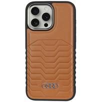 Audi eko odos MagSafe dėklas iPhone 15 Pro – rudas