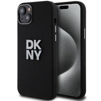 DKNY silikoninis dėklas iPhone 15/14/13 – juodas