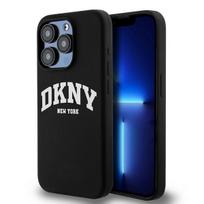 DKNY MagSafe silikoninis dėklas iPhone 14 Pro – juodas