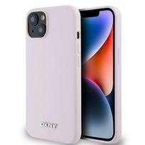 DKNY silikoninis MagSafe dėklas iPhone 14 – rožinis