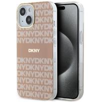 DKNY IML Mono & Stripe MagSafe dėklas iPhone 15 Plus / 14 Plus – rožinis